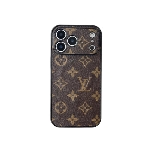Luxury Monogram MagSafe Case for iPhone 12-17 Series