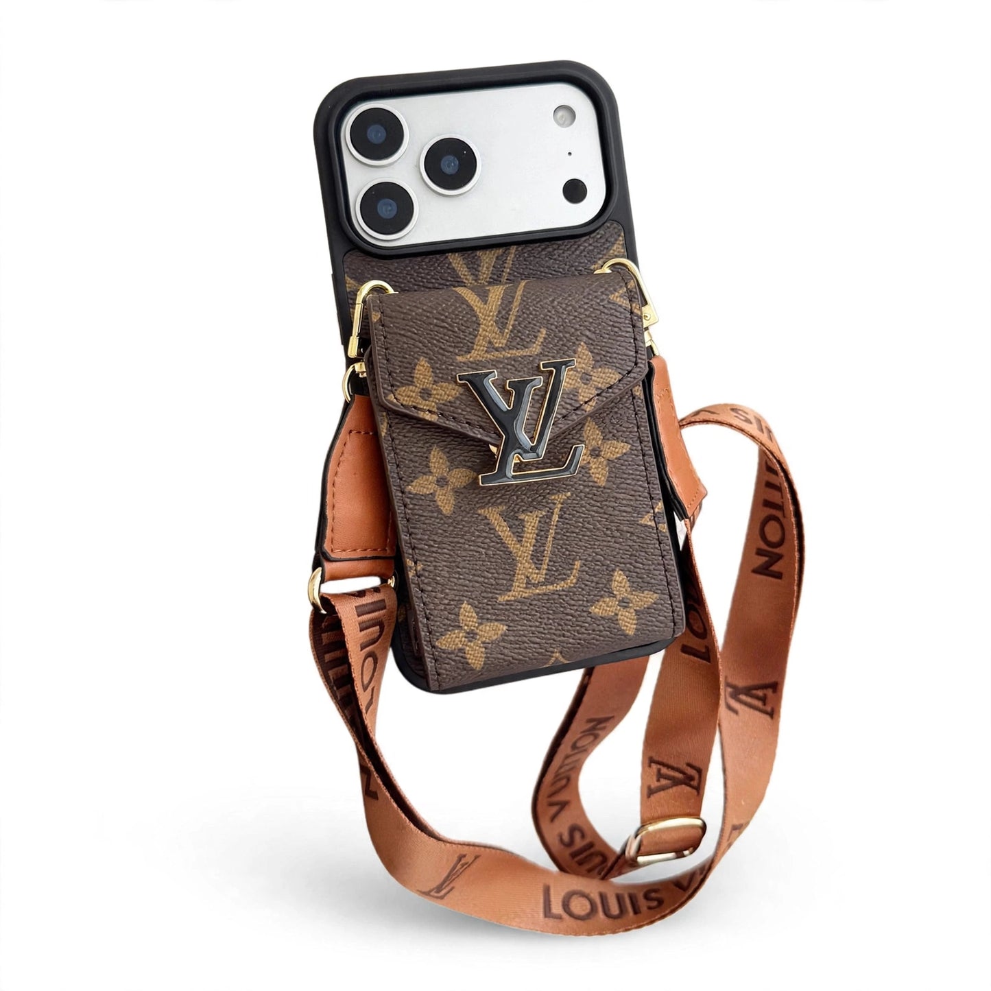 Leather Wallet Card Holder Phone Case For iPhone 12-17 Series