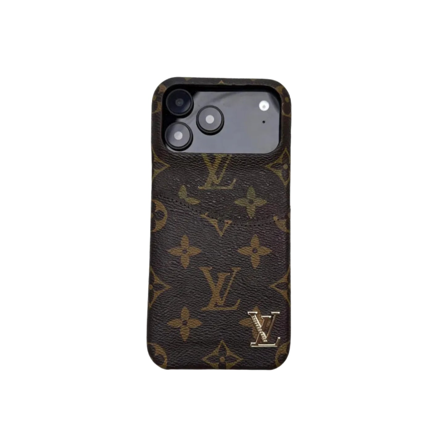 Leather Case with Card Holder For iPhone 12-17 Series