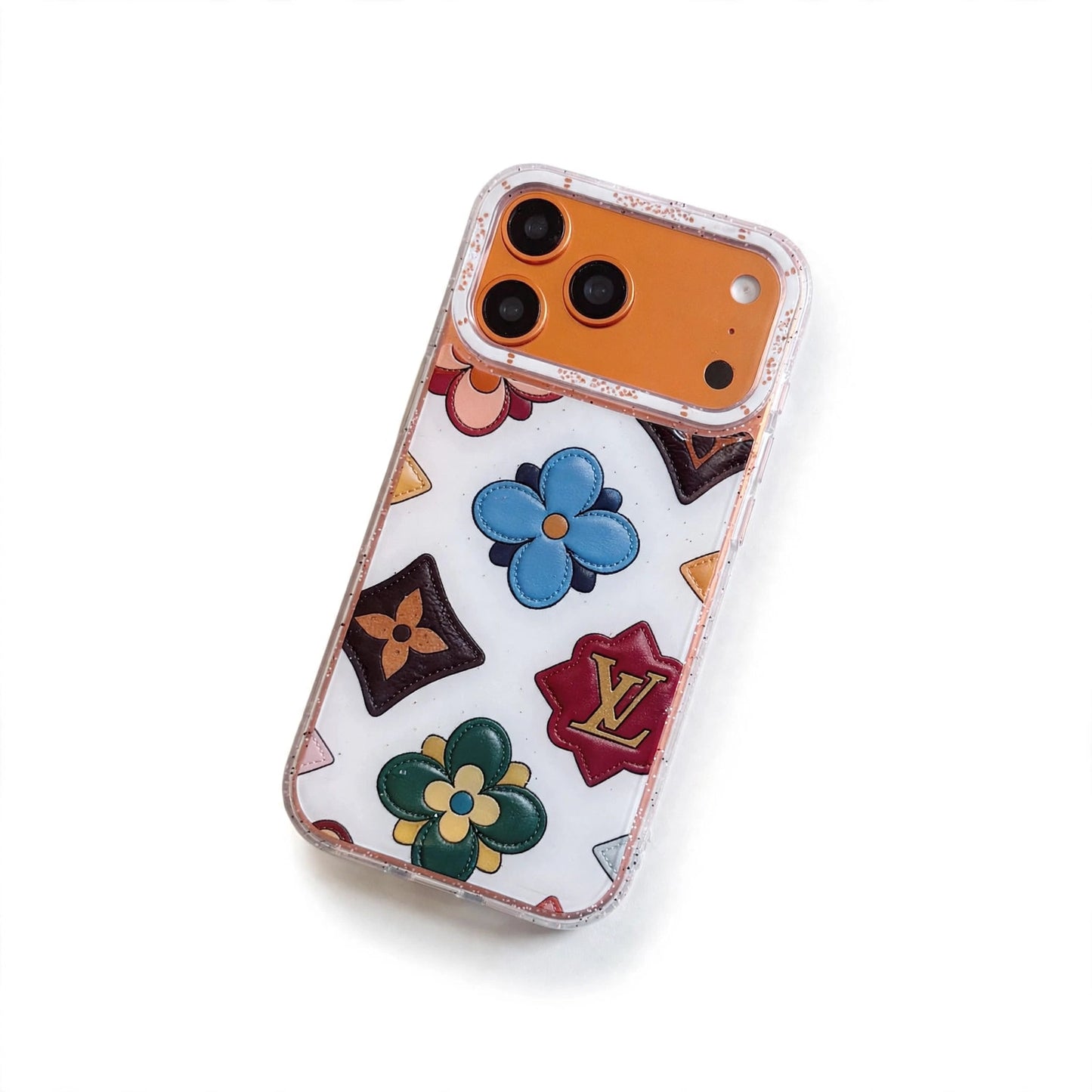 Multicolor Monogram White LV Case iPhone