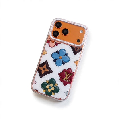 Multicolor Monogram White LV Case iPhone
