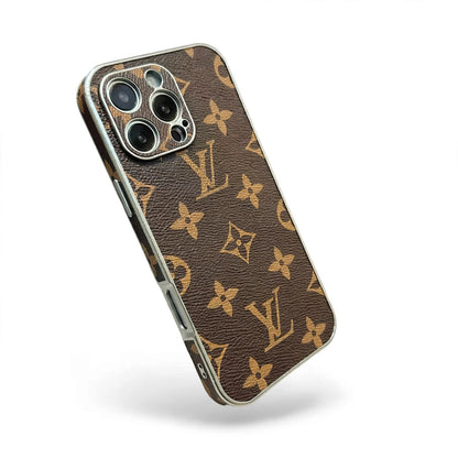 Luxury LV Leather iPhone Case