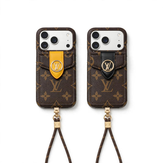 Luxury Leather Wallet Card Holder Phone Case For iPhone 13-17 Series