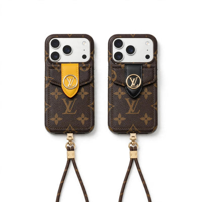Luxury Leather Wallet Card Holder Phone Case For iPhone 12-18 Pro & Pro Max