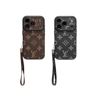 Louis Vuitton Phone Monogram Case with Strap For iPhone 12-18 Pro & Pro Max