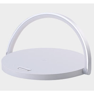 10W Qi Fast Wireless Charger Table Night Light For iPhone 13/ 12/ 11 /XR Mobile Phone Charging Holder LED Desk Lamp Phone Stand - theroxymob