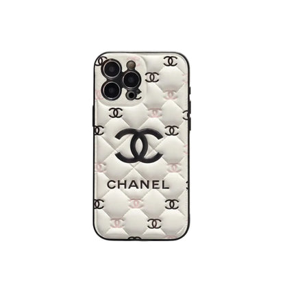 Embossed Chanel iPhone Case: Classic Luxury Design