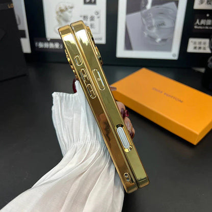 NEW DESIGN SOFT LUXURY IPHONE CASE WITH GOLDEN BORDER Roxy New 2