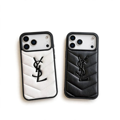 Luxury YSL Phone Case for iPhone 13-17