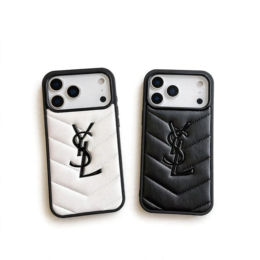 Luxury YSL Phone Case for iPhone 13-17