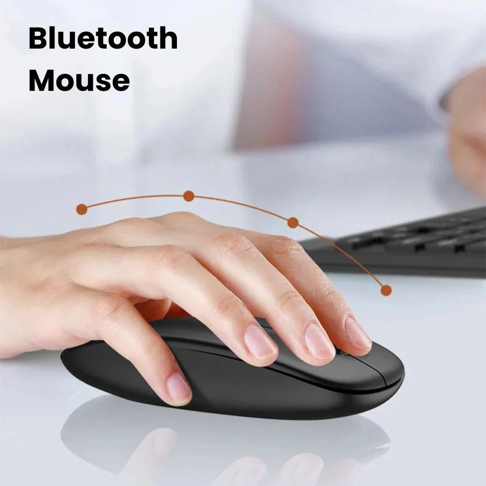 FlexiDesk Z Fold Wireless Keyboard, 360° Stand, Mouse, Pen Set theroxymob