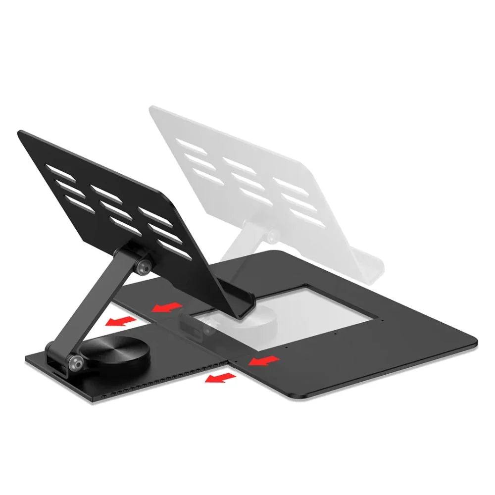 FlexiDesk Z Fold Wireless Keyboard, 360° Stand, Mouse, Pen Set theroxymob